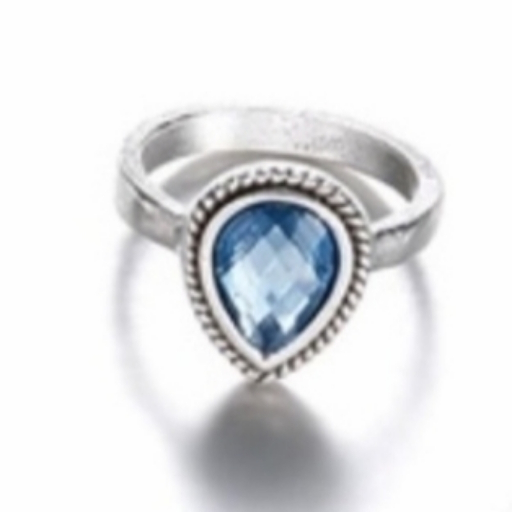 Silver Opal Bohemian Ring
